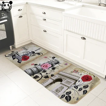 

PEIYUAN World Famous Architecture Big Ben Arc de Triomphe Paris Tower Soft Flannel Doormat Carpet Tapete Rugs Floor Mat