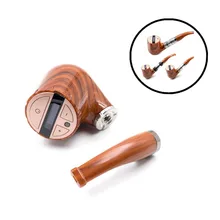 EWINVAPE ePipe F30 e pipe vape mod with long drip tips assembled kit Wooden Grain pipe electonic cigarette for 22mm 510 Atomizer EWINVAPE ePipe F30 e pipe vape mod with long drip tips assembled kit Wooden Grain pipe electonic cigarette for 22mm 510 Atomizer