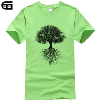 

Tree Of Life T Shirt Men Creature Printed T-Shirt Male Stylish Tshirt Tee Shirt For Men Short Sleeves Cotton Fashion Tops T412