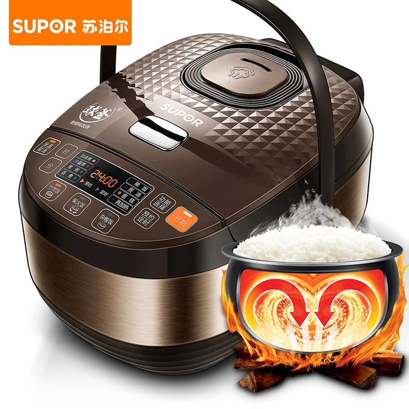 

Rice Cooker 3-4 People Household Intelligent 5L Ball Tank Liner A Key Firewood Rice Characteristic Bamboo Rice