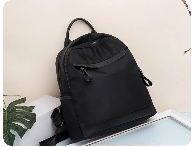 MJ Waterproof Oxford Cloth Travel Backpack Large Women Bag Female Korean Casual Bag Nylon Fashion School Bag for Teenage Girls (6)