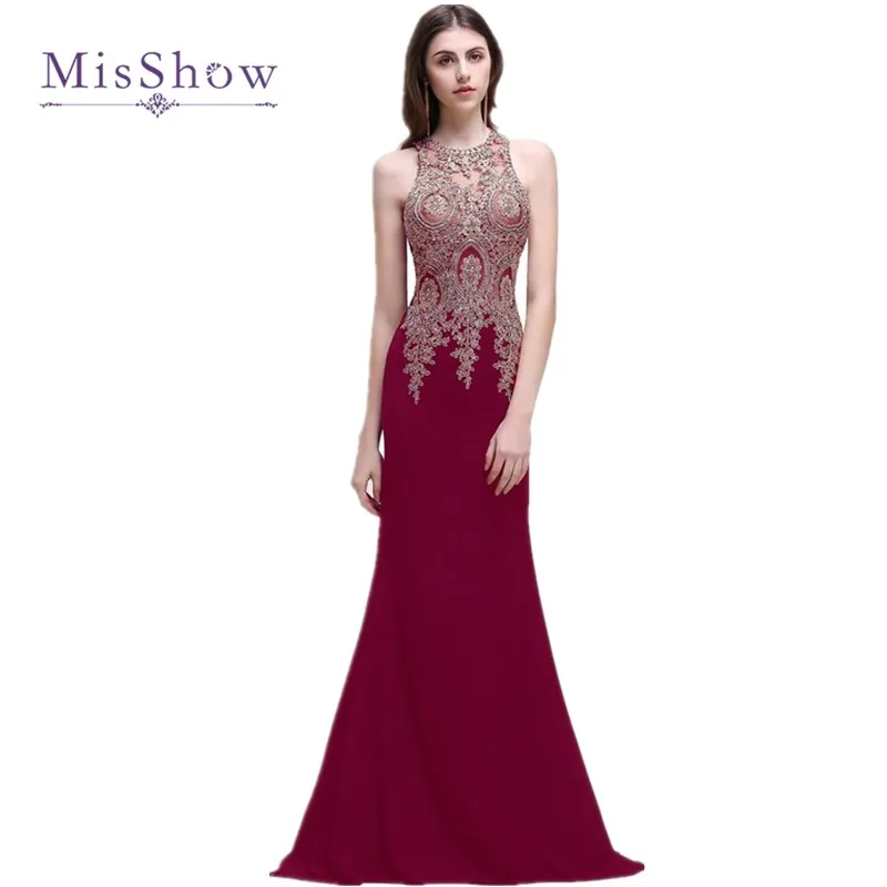 Aliexpress.com : Buy MisShow Robe de Soiree Longue Cheap Lace Mermaid Long Evening Dress 2017
