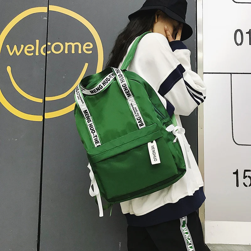 Menghuo Fashion Women Students Backpack for Girls Mochila Feminina Mujer Travel Backpack Women School Bags Bolsa Escolar BagpackIMG_9512