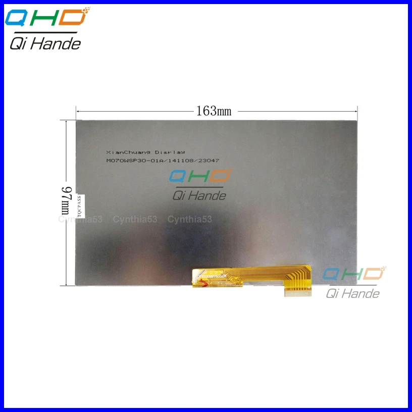 7 ''дюймовый сенсорный экран дигитайзер панель для Prestigio MultiPad Wize 3038 3g PMT3038 3047 PMT3047 планшет сенсорный ЖК-экран ЖК-панель - Цвет: LCD Display