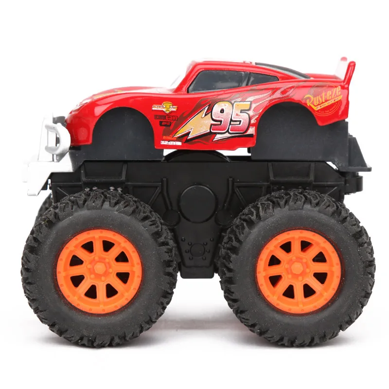 Эксклюзивный 9 см трюк большой ноги литой автомобиль Дисней Pixar тачки 3 игрушки Молния Маккуин Джексон шторм Dinoco тянуть назад модели автомобилей