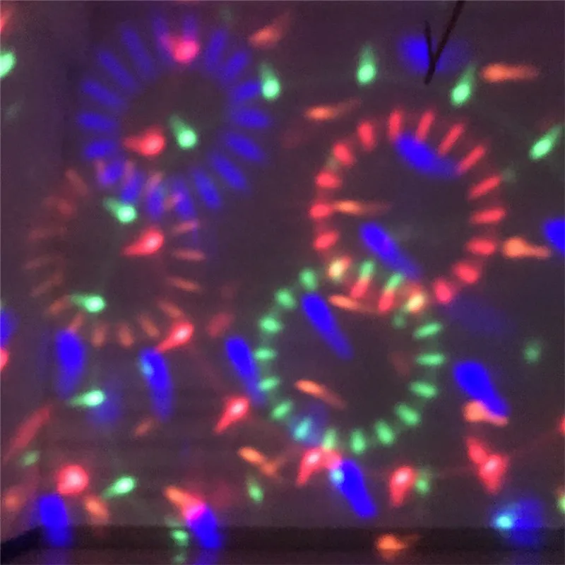 

Sound Activated Party Lights with Remote Control DJ RBG Disco Ball Strobe Lamp 7 Modes Stage Light GHS99