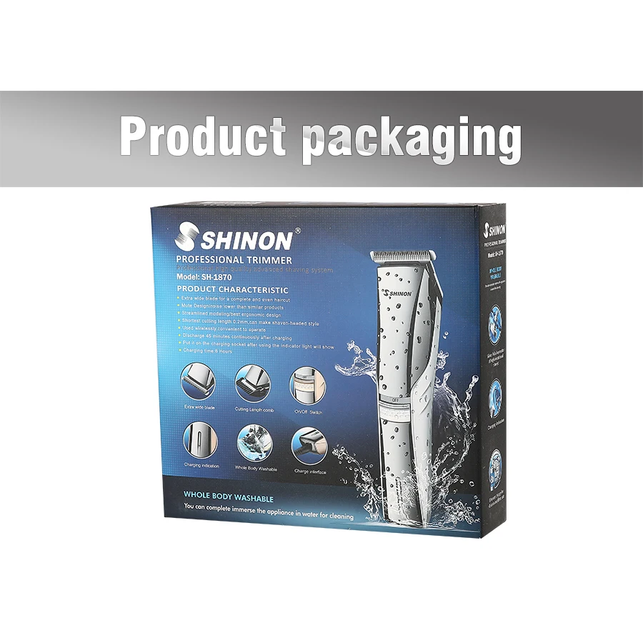 SHINON, сменная машинка для стрижки волос, профессиональный USB триммер для волос, мужские Инструменты для укладки волос, борода, Парикмахерская Бритва для мужчин, стиль