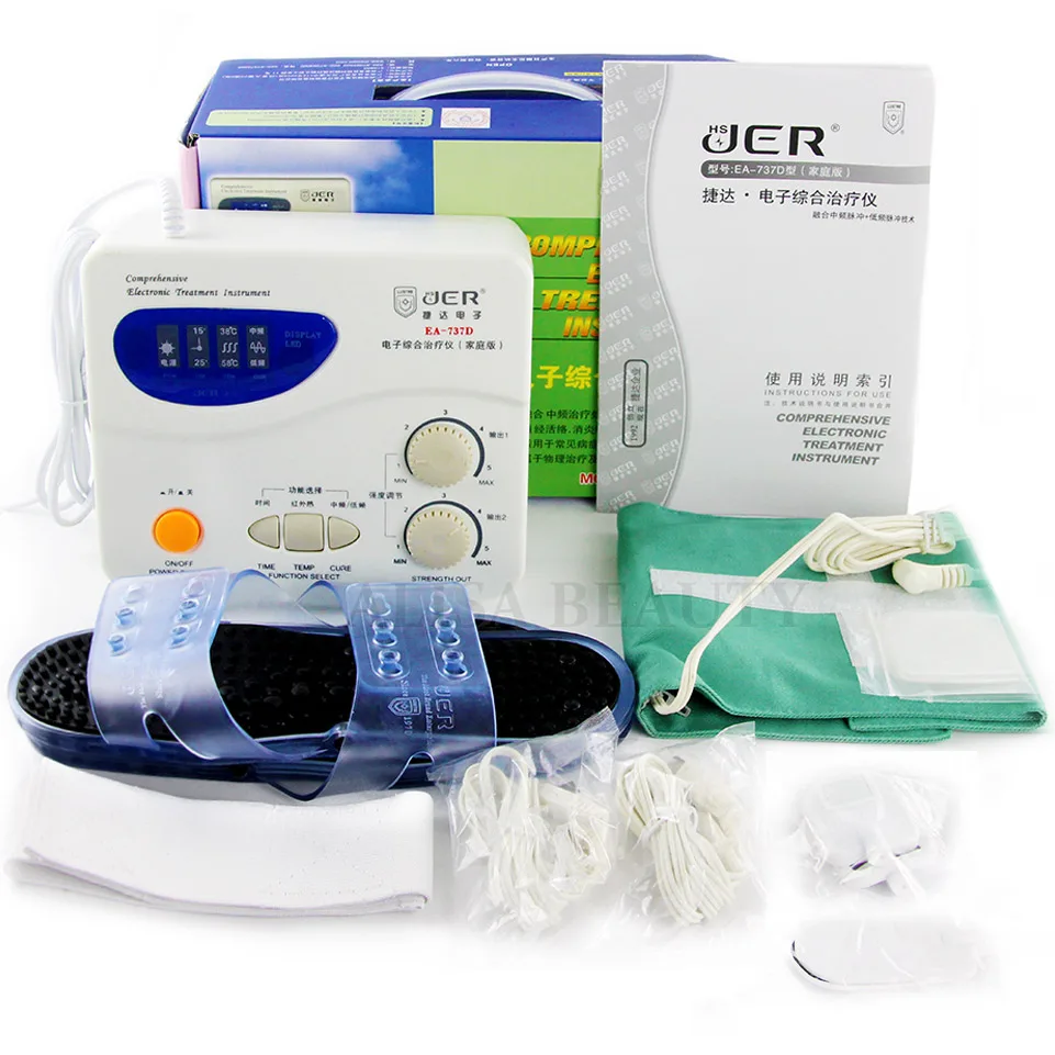 EA F737D TENS Massager Low Frequency Therapy Equipment Electronic pulse