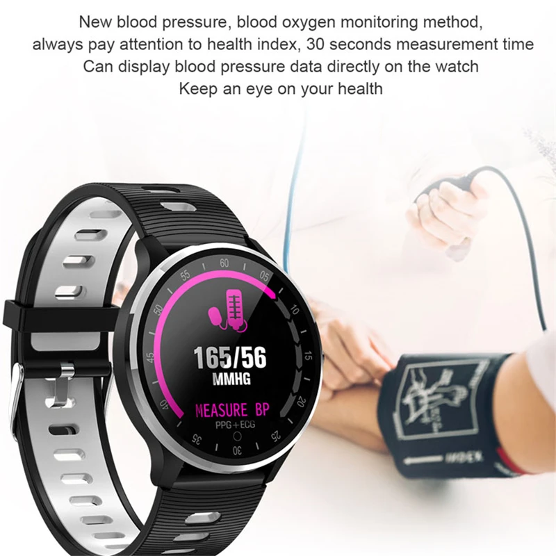 ESEED A9 smart wristband 1.22 inch screen fitness bracelet ECG heart rate health Blood pressure IP67 waterproof for ios android