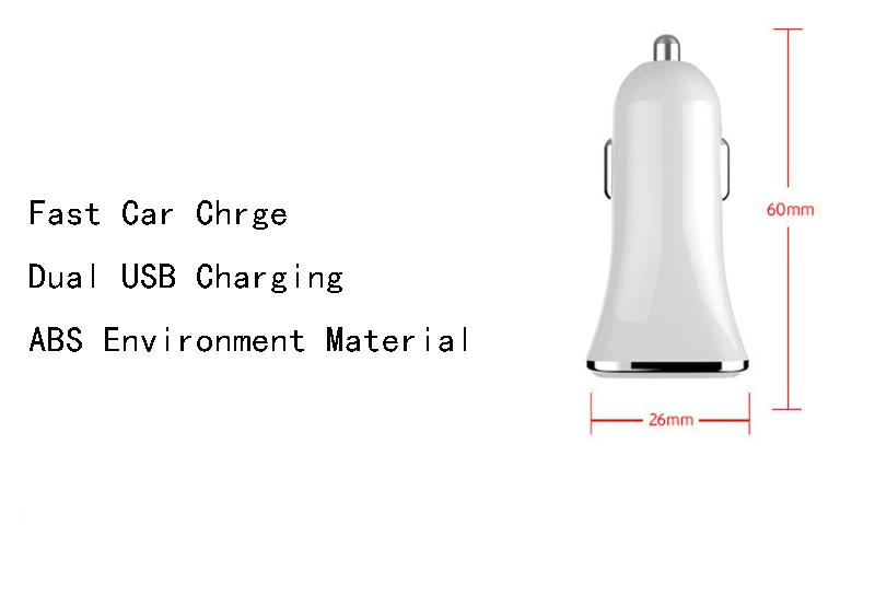 Thbelieve 2 USB Auto Chargers Quick Charge QC 3.0 And 5V 2.4 A Auto Charging Portable Mini Auto-Chargers Dual USB Car-Charging (8)