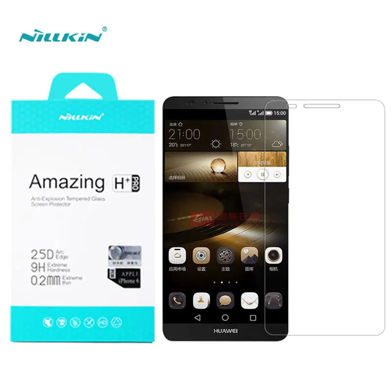 Huawei Mate 7 Screen Protector Nillkin Amazing H+Pro Anti-Explosion Tempered Glass For Huawei Ascend Mate 7