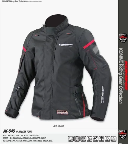 

KOMINE JK545 JACKET Motorcycle riding jacket / racing jacket Winter warm coat