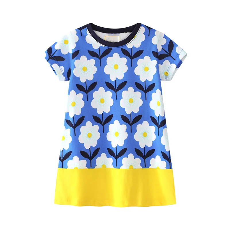 

Baby Girls Summer Dress Kids Clothes 2018 Vestidos Princess Dress Animal Applique Children Unicorn Party Dresses Dropshipping