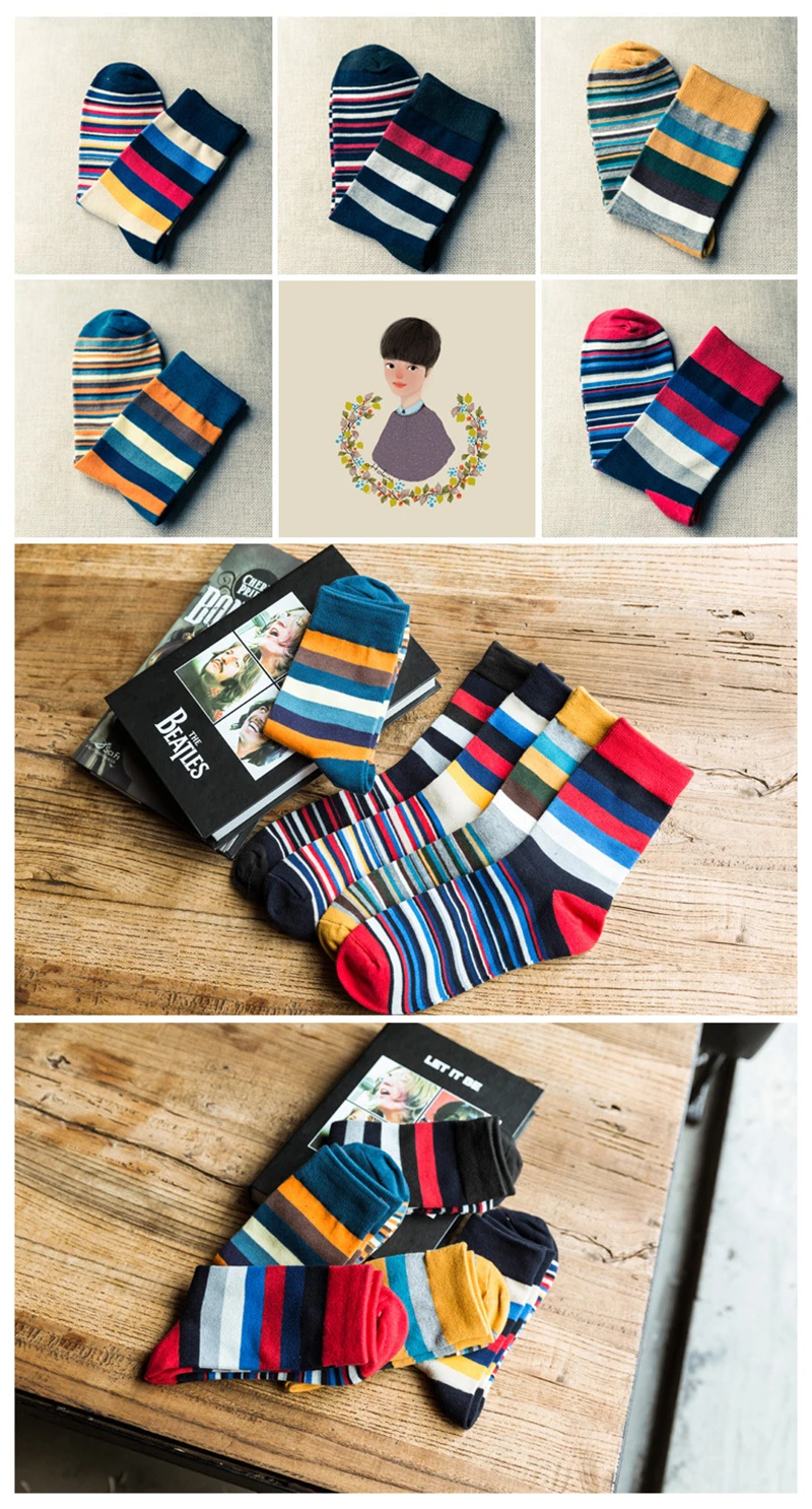 stripe socks for men (1)