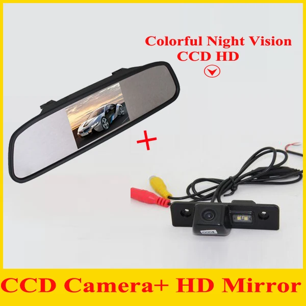 CCD HD Car RearView Camera With 4.3 Car Rearview Display Screen Mirror Monitor For ROOMSTER