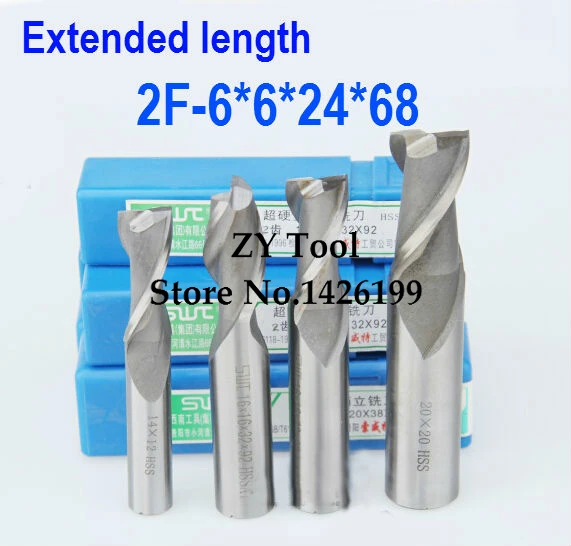 

Free shipping 5pcs 6.0mm 2 Flute HSS & Extended Aluminium End Mill Cutter CNC Bit Milling Machinery tools Cutting tools.