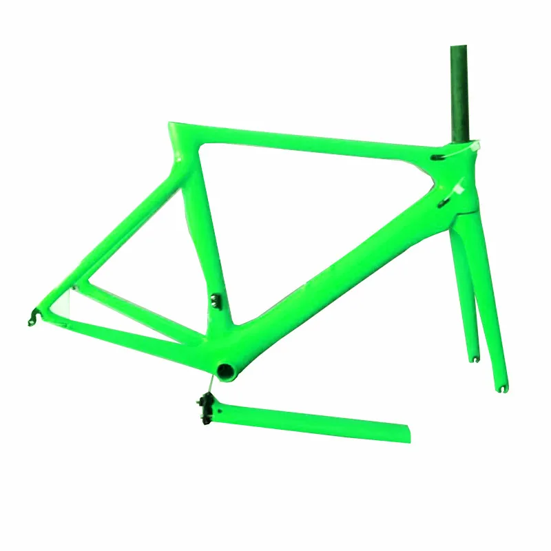EARRELL OEM карбоновая рама для шоссейного велосипеда DI2& машинное оборудование, карбоновая рама для шоссейного велосипеда BB86 T800, 2 года гарантии - Цвет: Зеленый