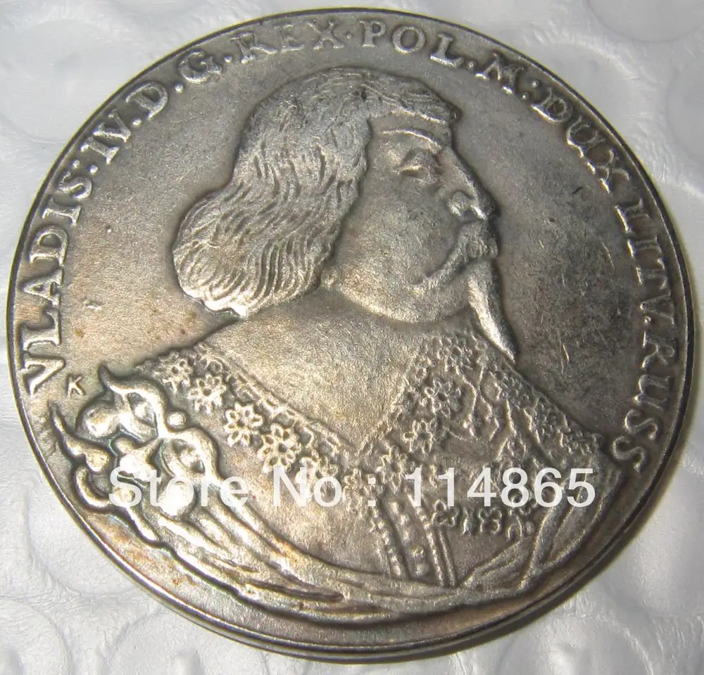 

Poland : 1636 Talar - VLADISLAW IV - Rex Polonia COPY commemorative coins-replica coins medal coins collectibles