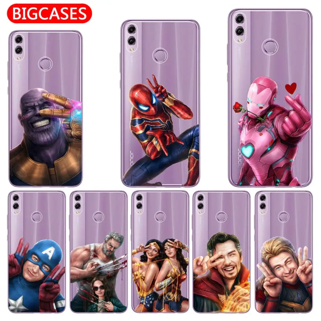 Чехол для Huawei Honor 8X 6 5 &quot мягкий силиконовый чехол из ТПУ с изображением