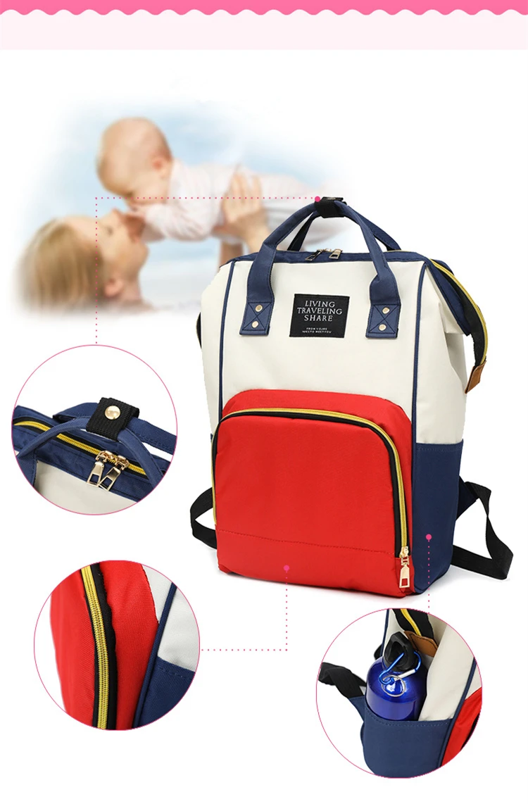Durable Baby Diaper Bag Fashion Mummy Maternity Nappy Bag For Mom Travel Baby Care Backpack 2019 Multifunction Mother Organizer (3)