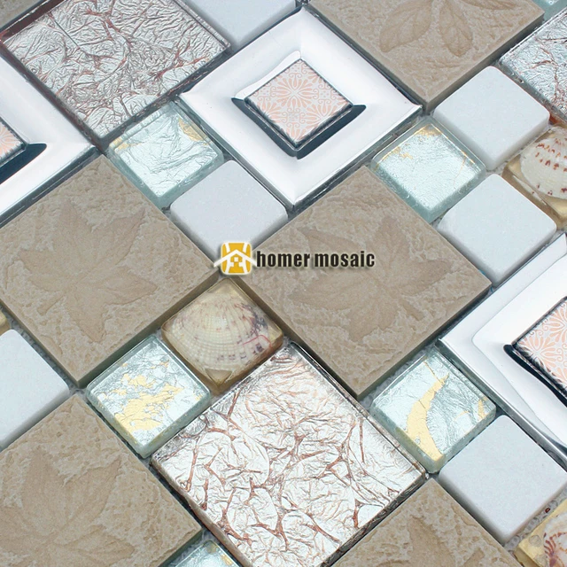 Resin Inlay Shell Mosaic Tile Hmgm2039e For Mesh Backing Resin Inlay Shell Mosaic Tile Hmgm2039e For Mesh Backing Bathroom Bar Wall Backsplash Tiles Kitchen
