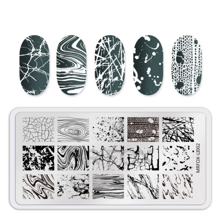 

Nail Stamping Plates Nail Template 3D Animal Geometric Line Flower Image Stamp Nail Art Stamp Image Template