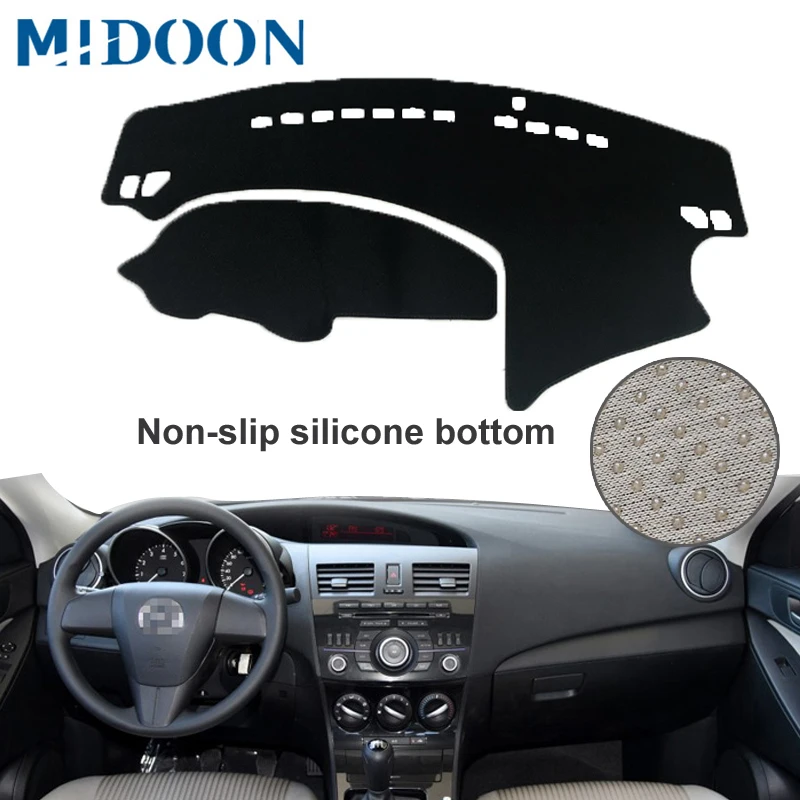 Чехол для приборной панели автомобиля MIDOON Mazda 3 M3 BL 2009 2010 2011 2012|Автомобильные