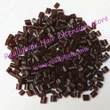 1 кг клея кератина гранулы Бусины зерна волос коричневый цвет для меня чаевые/U-Tip волос