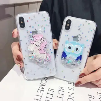 

10pcs/lot Korea Shine Glitters XR X/XS Relax Squishy Phone Case TPU Cover For iPhoneXsmax 8plus 6s 7P XR/X Body Shell Protection