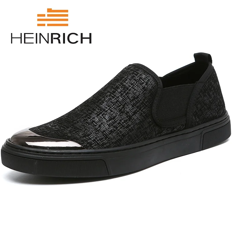 

HEINRICH 2018 Casual Loafers Shoes Men Flats Beach Breathable Men Casual Light Soft Male Slip-On Shoes Scarpe Uomo Pelle