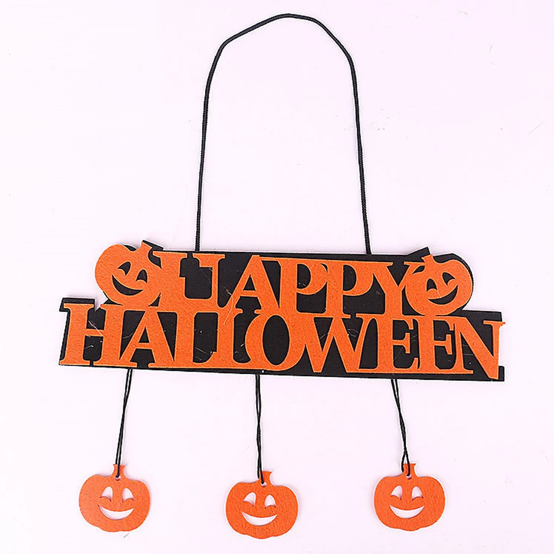 

Good Quality Halloween Decoration HAPPY HALLOWEEN Hanging Hangtag Halloween Window Decoration Halloween Pumpkin Hanging Strips