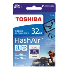 TOSHIBA 64 Гб оперативной памяти, 32 Гб встроенной памяти, Wi-Fi sd Карты Wi-Fi карта памяти для цифровых с изображением камеры фотографа душ с оптическими зумом Casio TR150 TR200 устройство Android IOS