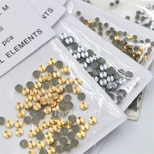 100PCS round thread gold silver metal 3D Rhinestone glitter Nail Art Decorations nails accessoires jewelry Tools 2MM 3MM