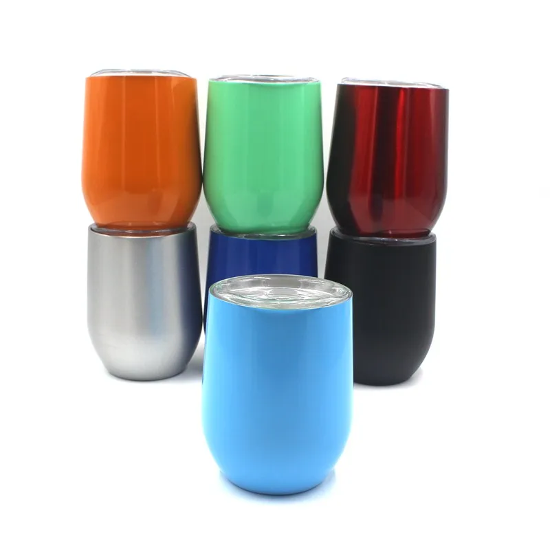 clear wine tumbler with lid