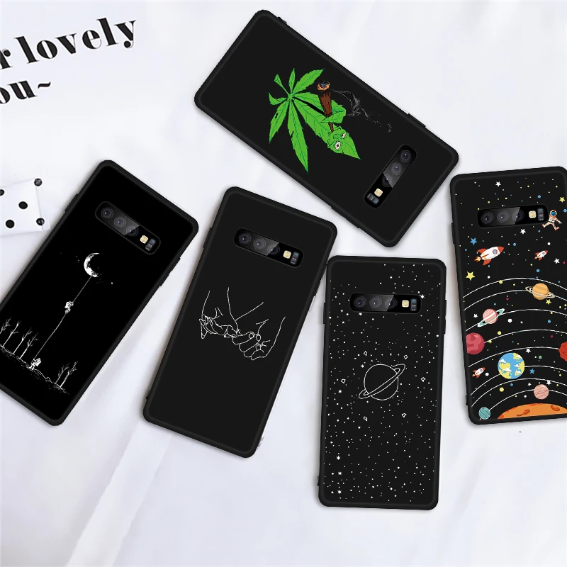 Защитный чехол с космическим рисунком из ТПУ для Samsung Galaxy J6 J7 J4 J8 J3 Plus 2018