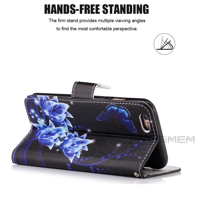 Flip Leather Wallet Case For iPhone X 5 5s SE 6 6s 7 8 Plus Cover For Samsung Galaxy S3 S4 S5 NEO S6 S7 edge S8 Plus S9 A8 2018 iphone 6s phone case