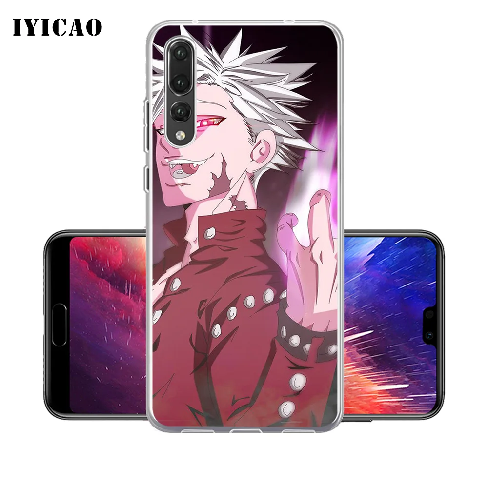 IYICAO аниме Nanatsu no Taizai Мягкий силиконовый чехол для телефона Huawei P30 P20 Pro P10 P9 P8 Lite P Smart