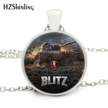 HZShinling HZ1-MINI-0024 collar sin mangas de juego de dibujos animados World of Tanks BLITZ collar de cúpula Vintage joyas de anime al por mayor