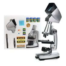 Birthday Gift 100x 400x 1200x Children Biological Illuminated Microscope for Students kids with Projector Birthday Gift 100x 400x 1200x Children Biological Illuminated Microscope for Students kids with Projector