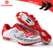 Sidebike/Обувь для горного велосипеда; Мужская профессиональная обувь для велоспорта; кроссовки для горного велосипеда; Нейлоновая подошва; sapatilha; удобная дышащая обувь