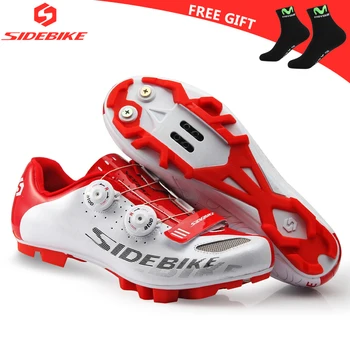 

sidebike mtb shoes men professional cycling shoes mountain bike bicycle sneakers nylon sole sapatilha comfortable breathable