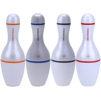 

New Bowling Humidifier Household Office Car USB Mist Maker Colorful Light