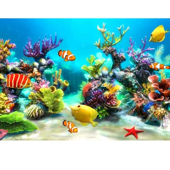 

5d Diy Diamond Painting Cross Stitch Diamond Embroidery The underwater world Pattern Landscape Wall Sticker Full Diamond Mosaic