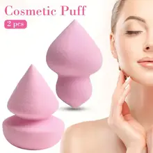 2 шт. основа губка для лица красота макияж Косметическая пышная основа жидкая пудра для лица Нос косметические инструменты для макияжа