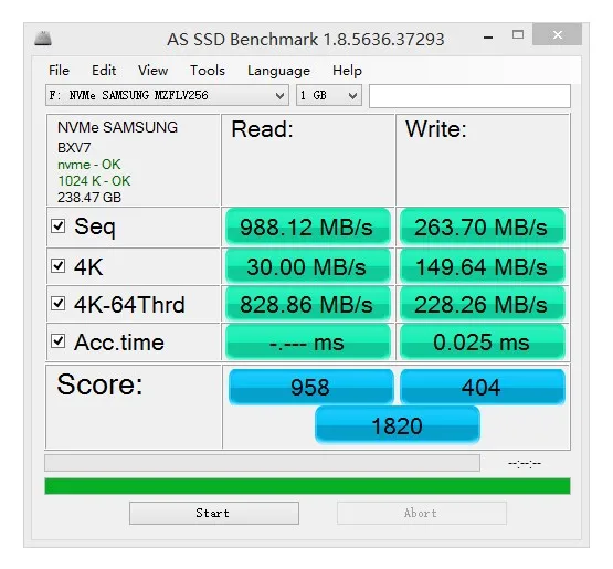 As ssd benchmark на русском