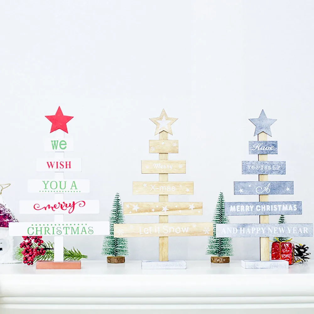 Новинка года, праздничная Рождественская елка с цветком, мини настольный стол, XmasTree, украшение, вечерние украшения для дома, офиса, подарок для детей