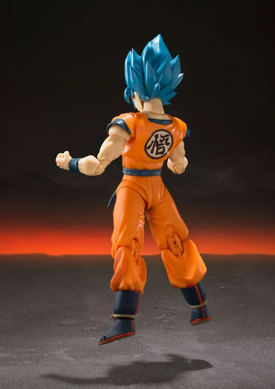 "Dragon Ball Super Broly" Оригинальная фигурка BANDAI spirdis Tamashii нация S. H. Figuarts СВЧ-Супер Saiyan God SS Son Goku