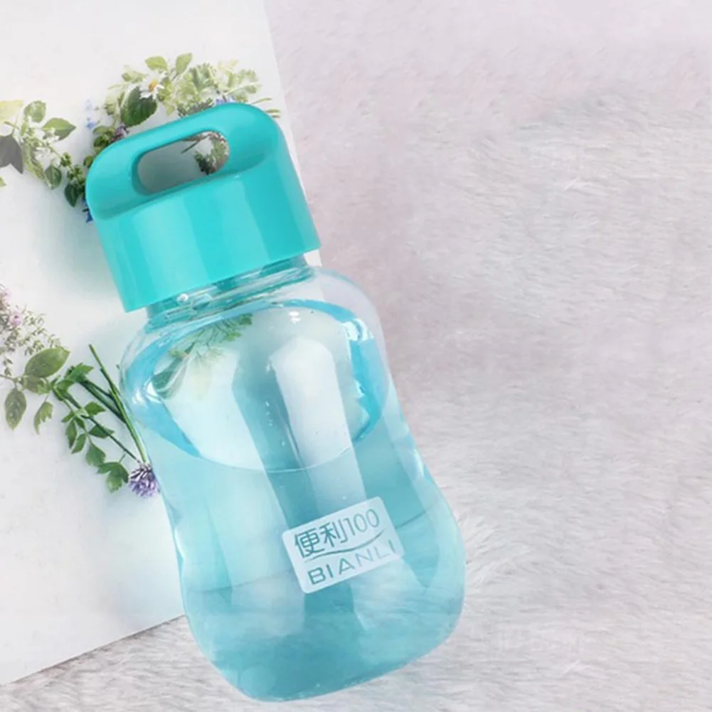 جديد 180 مللي بروتابلي البسيطة الاطفال البلاستيك مشرق اللون المياه زجاجة الأطفال المدرسة لطيف Drinkware زجاجة المشروبات الرياضية هدية