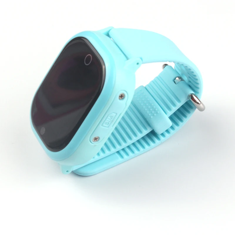 IP67 водонепроницаемый смарт-часы для плавания сенсорный телефон смарт SOS Вызов gps wifi устройство определения местоположения трекер ребенок анти-потеря монитор Часы - Цвет: Синий