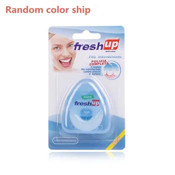 

50M Micro Wax Peppermint flavor Dental Flosser Interdental Brush Teeth Stick Toothpicks Floss Pick Oral Hygiene Clean